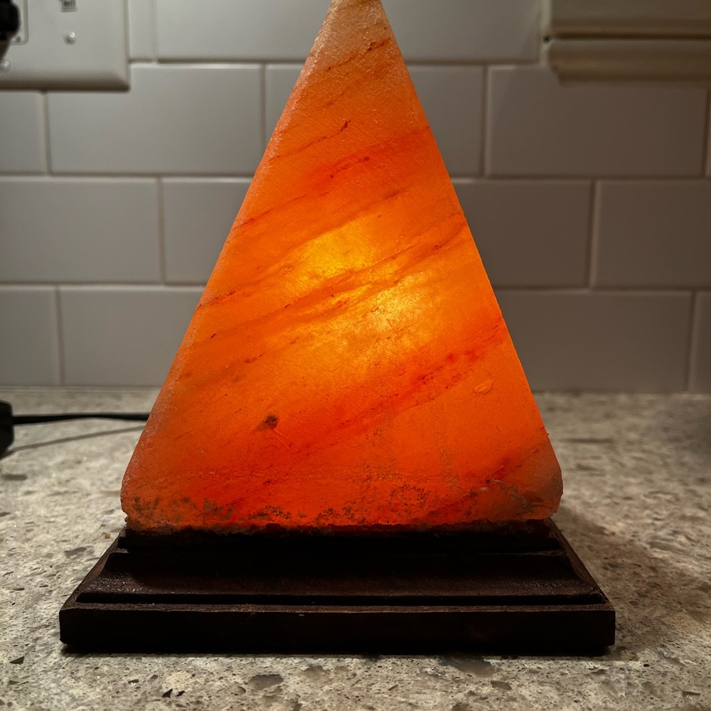 Pyramid Himalayan Salt Lamp